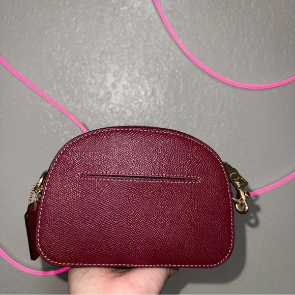 Coach Burgundy Serena Crossbody Bag - Picture 4 of 6